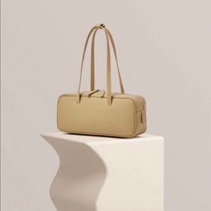 NWT Rectangular Leather Shoulder Bag